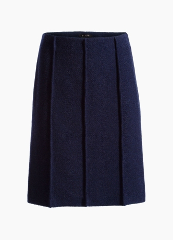 Ana Boucle Knit A-Line Skirt